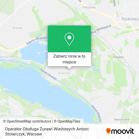 Mapa Operator Obsługa Żurawi Wieżowych Antoni Stolarczyk