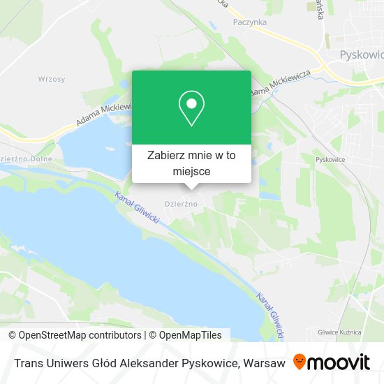 Mapa Trans Uniwers Głód Aleksander Pyskowice