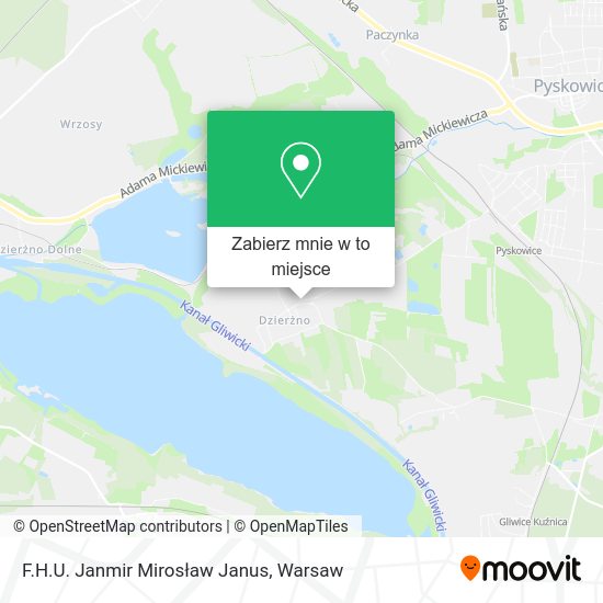 Mapa F.H.U. Janmir Mirosław Janus