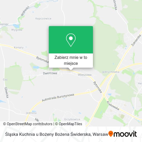 Mapa Śląska Kuchnia u Bożeny Bożena Świderska