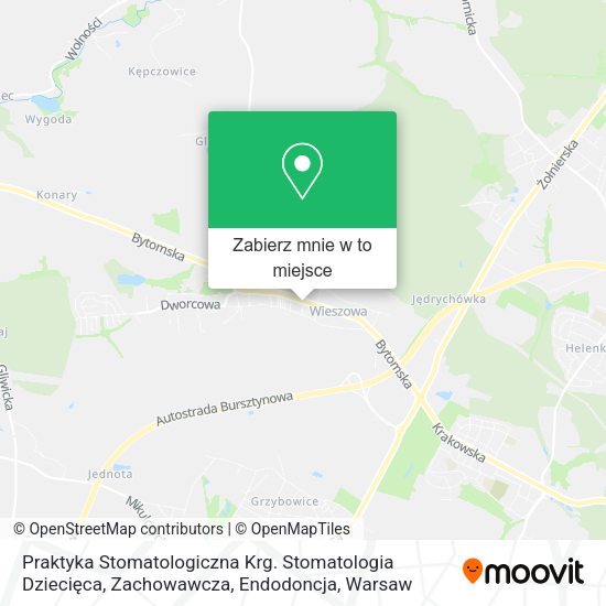 Mapa Praktyka Stomatologiczna Krg. Stomatologia Dziecięca, Zachowawcza, Endodoncja