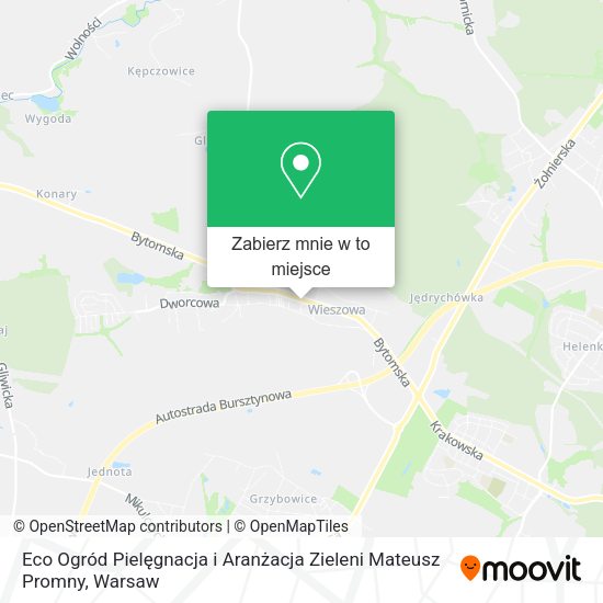 Mapa Eco Ogród Pielęgnacja i Aranżacja Zieleni Mateusz Promny