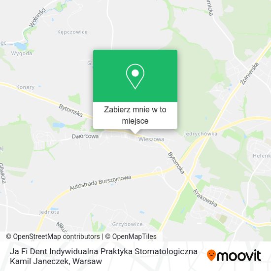 Mapa Ja Fi Dent Indywidualna Praktyka Stomatologiczna Kamil Janeczek