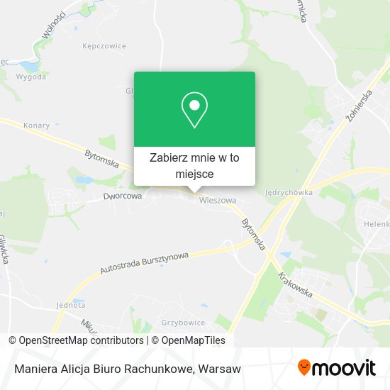 Mapa Maniera Alicja Biuro Rachunkowe