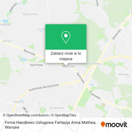 Mapa Firma Handlowo Usługowa Fantazja Anna Mathea