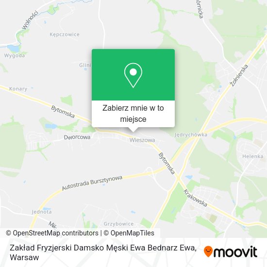 Mapa Zakład Fryzjerski Damsko Męski Ewa Bednarz Ewa