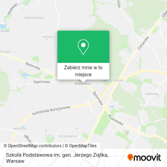 Mapa Szkoła Podstawowa im. gen. Jerzego Ziętka