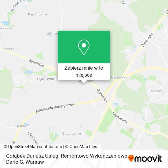 Mapa Gołąbek Dariusz Usługi Remontowo Wykończeniowe Dario G