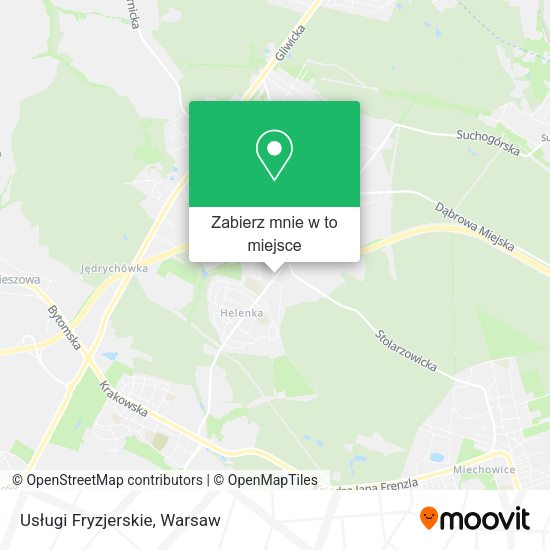 Mapa Usługi Fryzjerskie