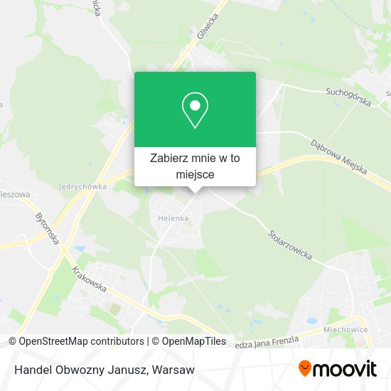 Mapa Handel Obwozny Janusz