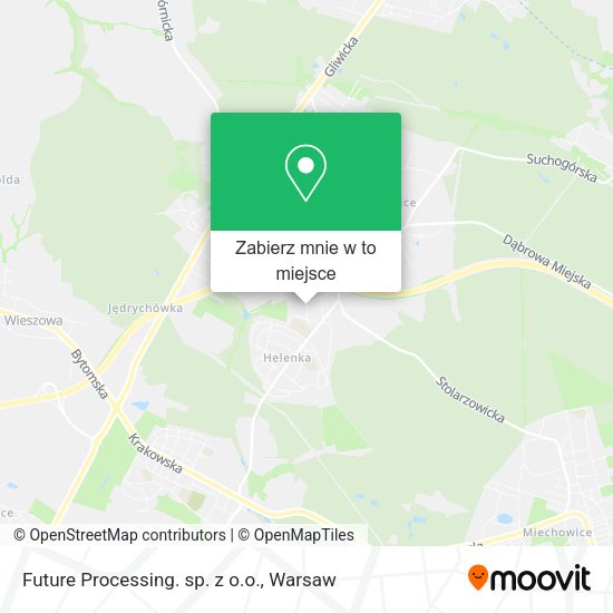 Mapa Future Processing. sp. z o.o.