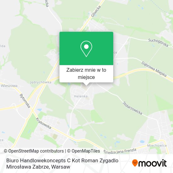 Mapa Biuro Handlowekoncepts C Kot Roman Zygadlo Mirosława Zabrze