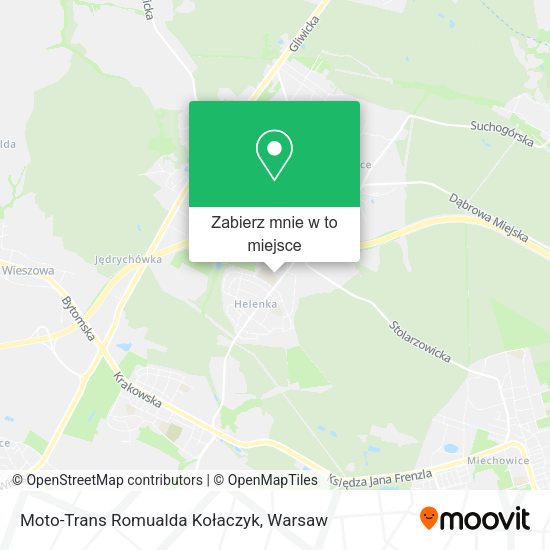 Mapa Moto-Trans Romualda Kołaczyk