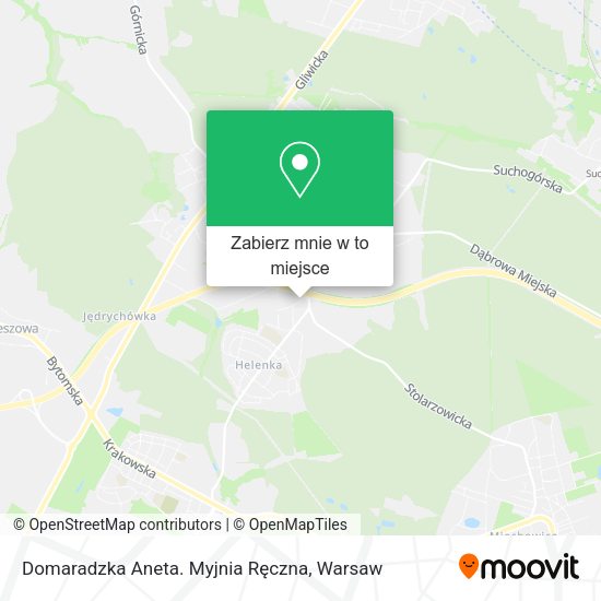 Mapa Domaradzka Aneta. Myjnia Ręczna