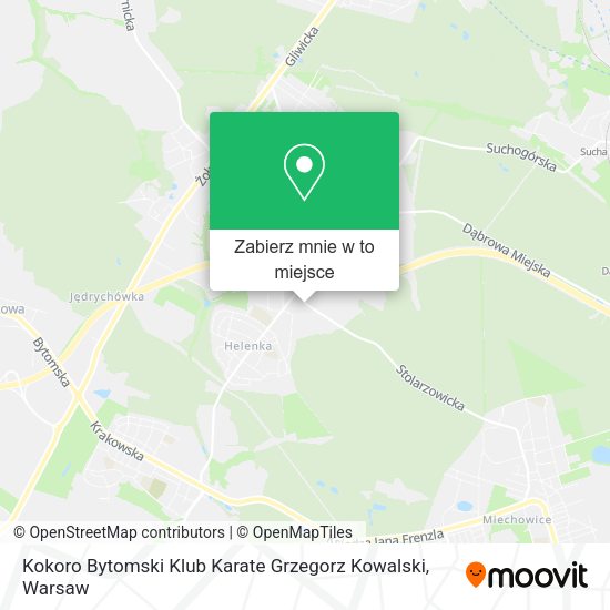 Mapa Kokoro Bytomski Klub Karate Grzegorz Kowalski