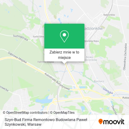 Mapa Szyn-Bud Firma Remontowo Budowlana Paweł Szynkowski