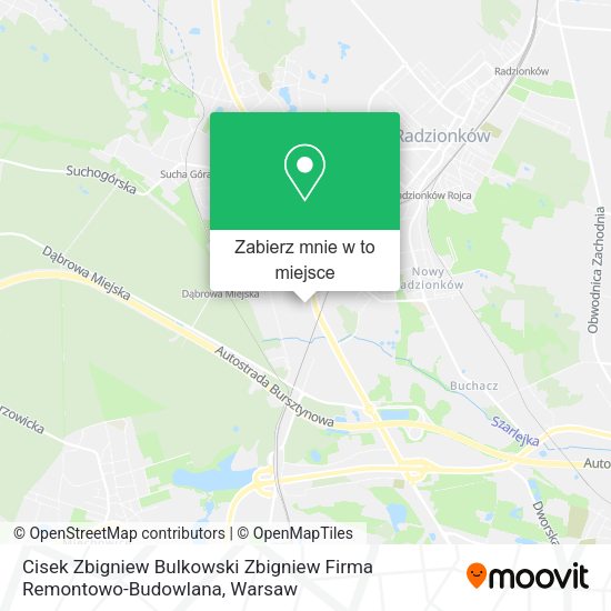 Mapa Cisek Zbigniew Bulkowski Zbigniew Firma Remontowo-Budowlana