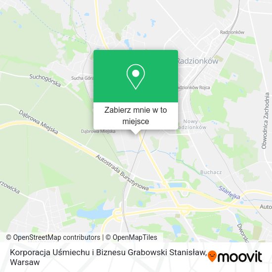 Mapa Korporacja Uśmiechu i Biznesu Grabowski Stanisław