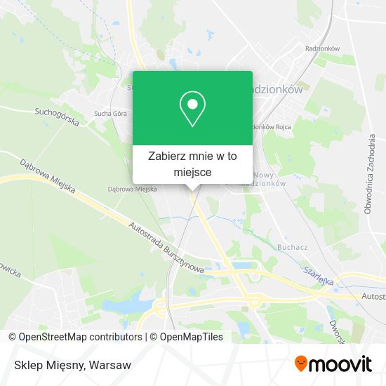 Mapa Sklep Mięsny