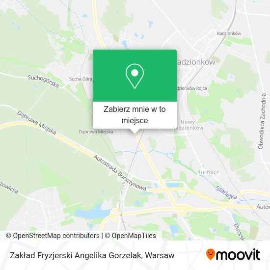 Mapa Zakład Fryzjerski Angelika Gorzelak