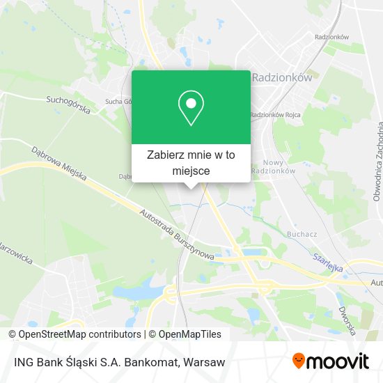 Mapa ING Bank Śląski S.A. Bankomat