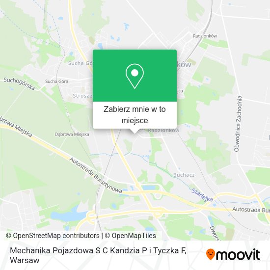 Mapa Mechanika Pojazdowa S C Kandzia P i Tyczka F