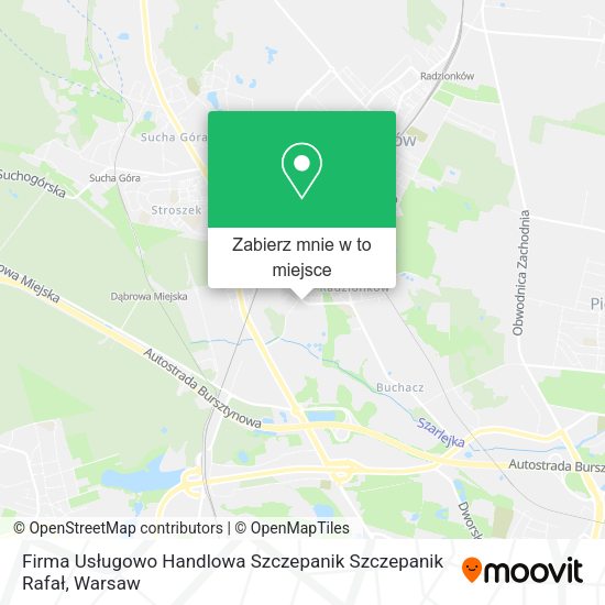 Mapa Firma Usługowo Handlowa Szczepanik Szczepanik Rafał