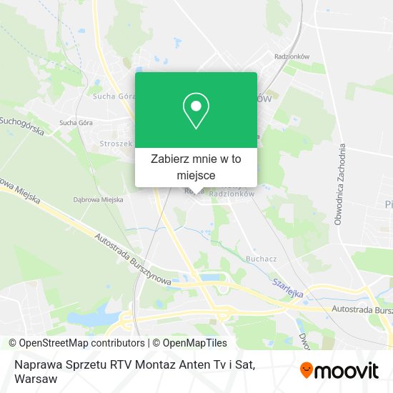 Mapa Naprawa Sprzetu RTV Montaz Anten Tv i Sat