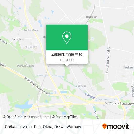 Mapa Całka sp. z o.o. Fhu. Okna, Drzwi