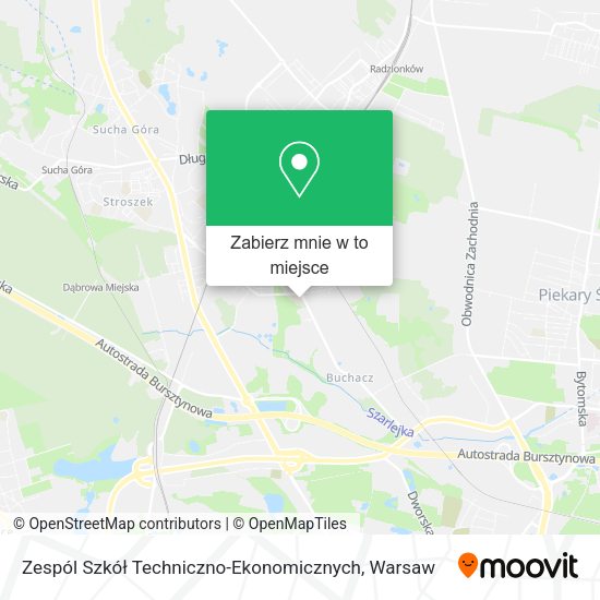 Mapa Zespól Szkół Techniczno-Ekonomicznych