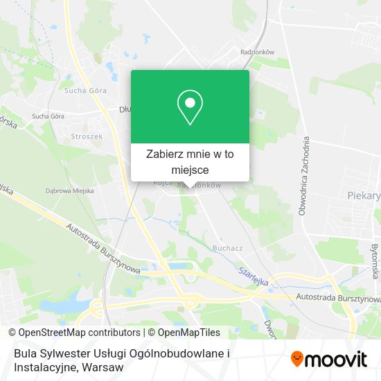 Mapa Bula Sylwester Usługi Ogólnobudowlane i Instalacyjne