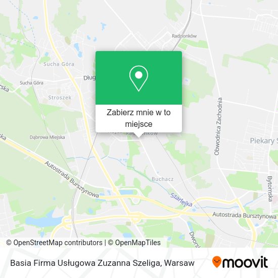 Mapa Basia Firma Usługowa Zuzanna Szeliga