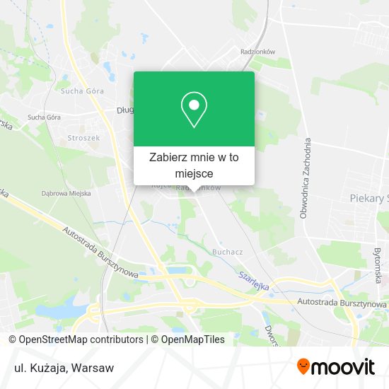 Mapa ul. Kużaja