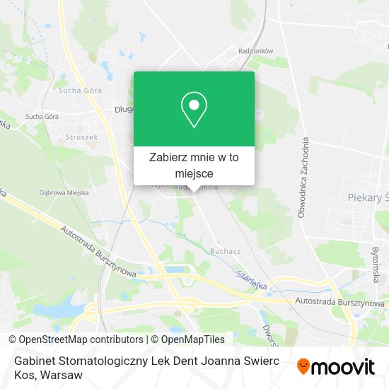 Mapa Gabinet Stomatologiczny Lek Dent Joanna Swierc Kos