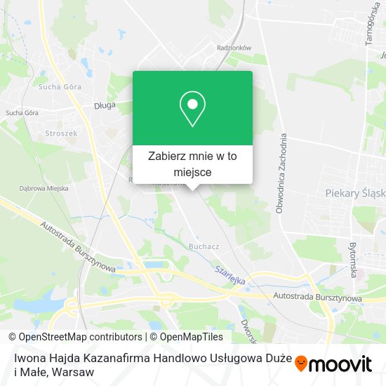 Mapa Iwona Hajda Kazanafirma Handlowo Usługowa Duże i Małe