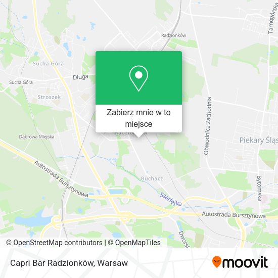 Mapa Capri Bar Radzionków