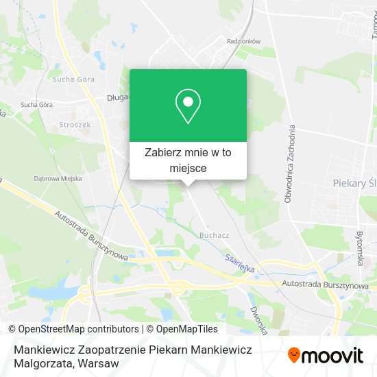 Mapa Mankiewicz Zaopatrzenie Piekarn Mankiewicz Malgorzata