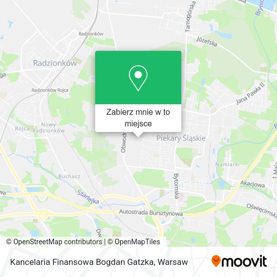 Mapa Kancelaria Finansowa Bogdan Gatzka