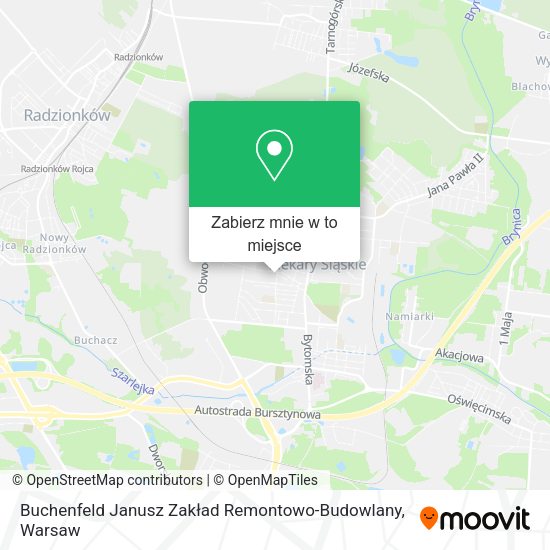 Mapa Buchenfeld Janusz Zakład Remontowo-Budowlany