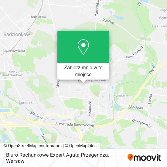 Mapa Biuro Rachunkowe Expert Agata Przegendza