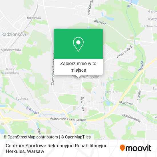 Mapa Centrum Sportowe Rekreacyjno Rehabilitacyjne Herkules