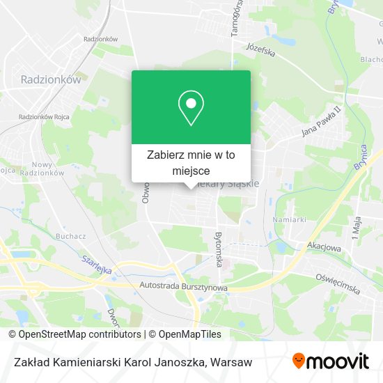 Mapa Zakład Kamieniarski Karol Janoszka