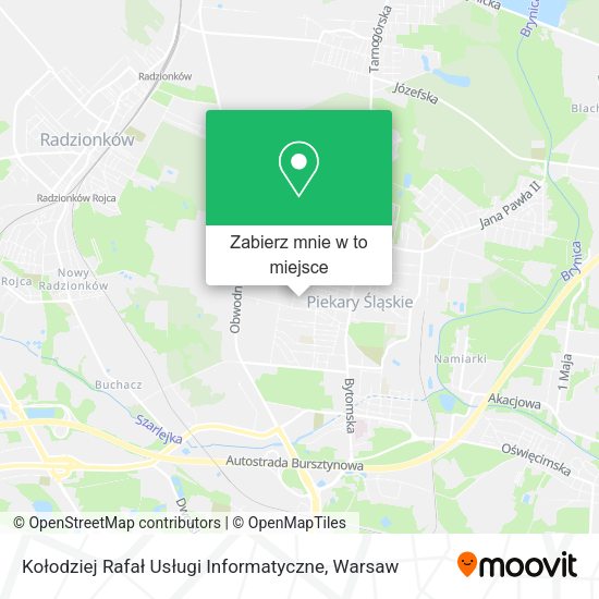 Mapa Kołodziej Rafał Usługi Informatyczne