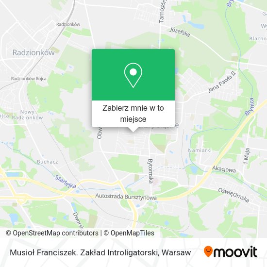 Mapa Musioł Franciszek. Zakład Introligatorski