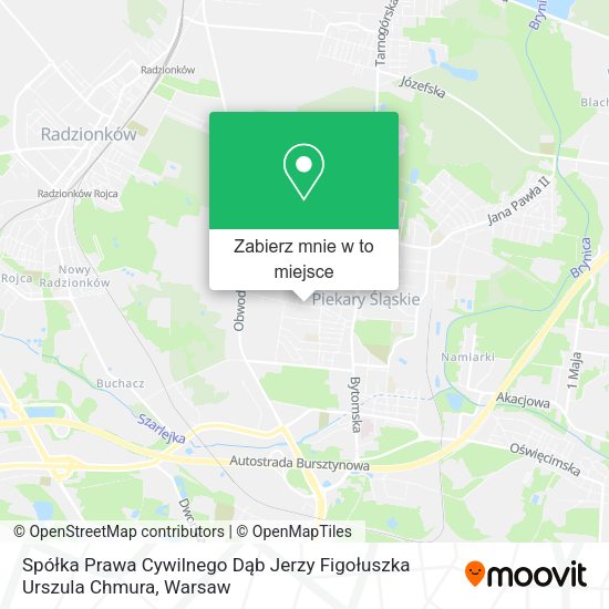 Mapa Spółka Prawa Cywilnego Dąb Jerzy Figołuszka Urszula Chmura