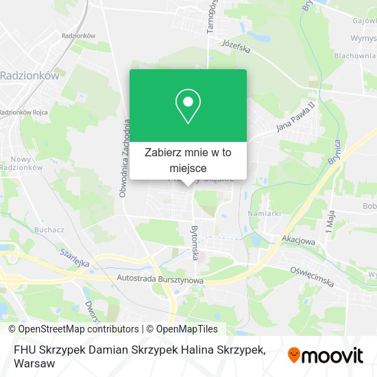 Mapa FHU Skrzypek Damian Skrzypek Halina Skrzypek