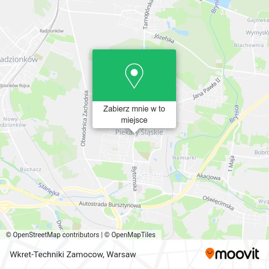 Mapa Wkret-Techniki Zamocow