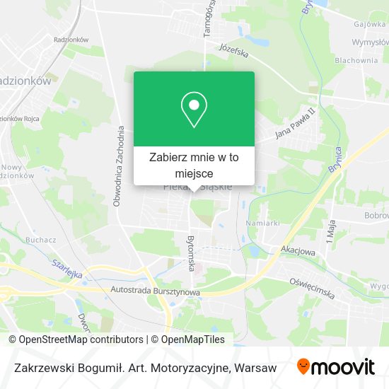 Mapa Zakrzewski Bogumił. Art. Motoryzacyjne