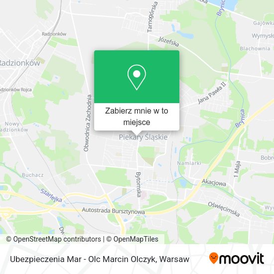 Mapa Ubezpieczenia Mar - Olc Marcin Olczyk