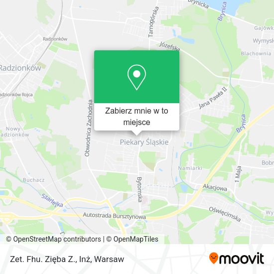 Mapa Zet. Fhu. Zięba Z., Inż